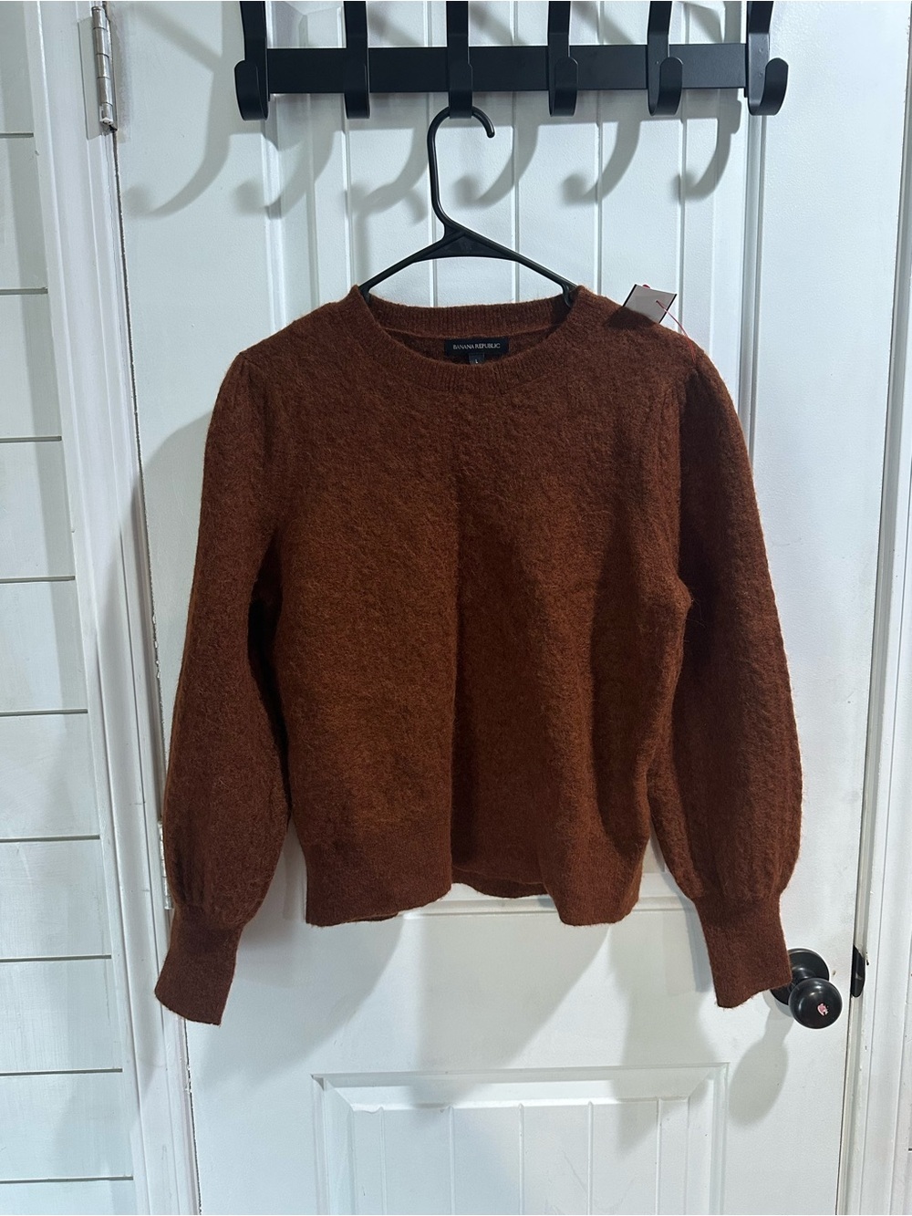 Banana Republic Rust Brown wool/alpaca blend Crewneck Sweater